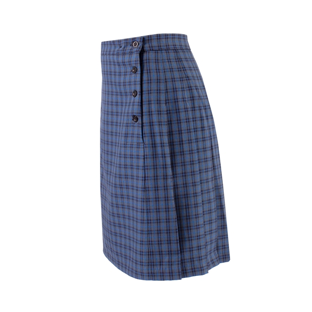 Pewsey Vale School Kilt Style Tartan Skirt