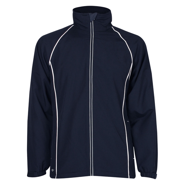 Navy & White Tracksuit Top