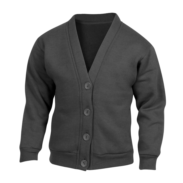 School Sweatshirt Cardigan