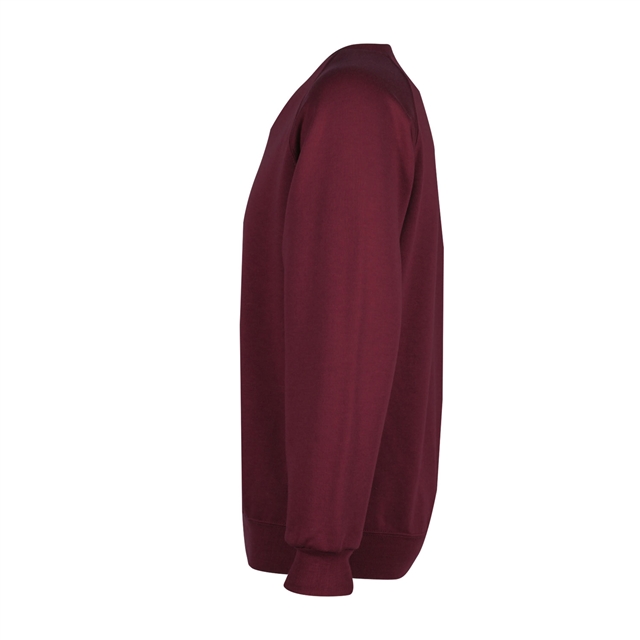 Maroon V-Neck School Sweatshirt