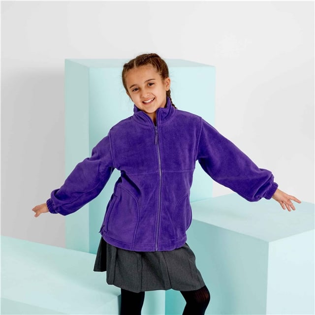 Purple Polar Fleece Jacket
