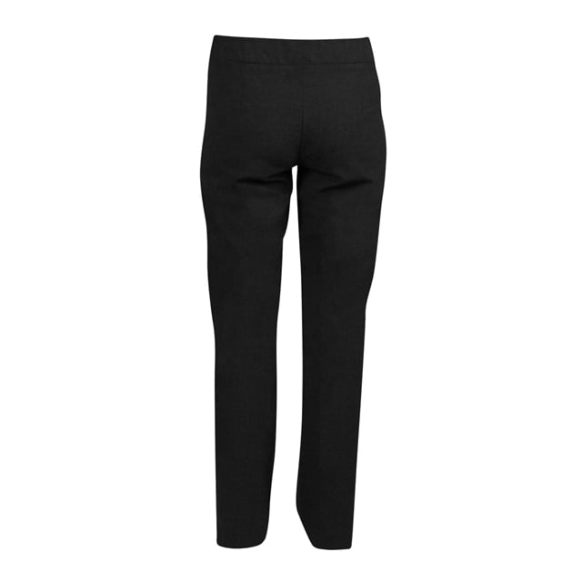 Black Girls Straight Leg School Trousers