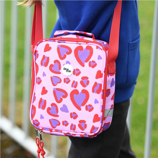 Eco Friendly Wild Hearts Kids Lunch Bag