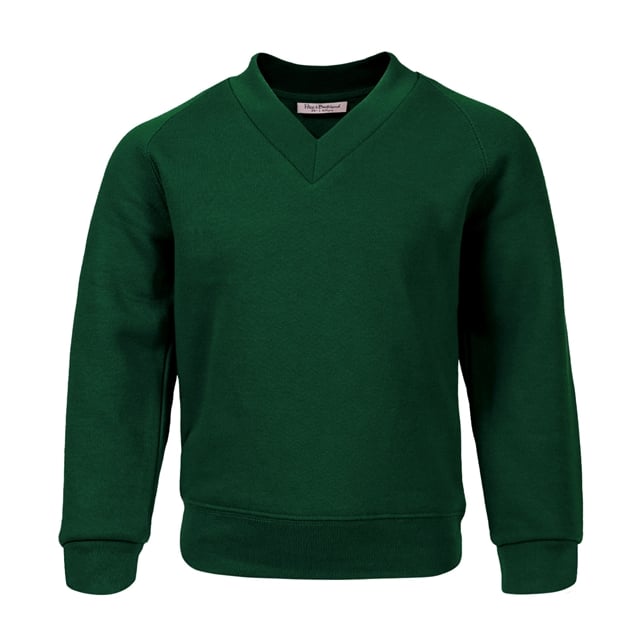 Cotton Rich V-Neck Sweatshirt