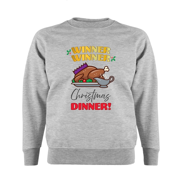 Winner Winner Christmas Dinner Sweatshirt - Child 