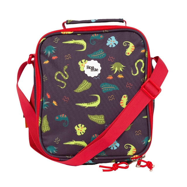 Roamie jungle kids lunch bag made from 100% recycled plastic bottles