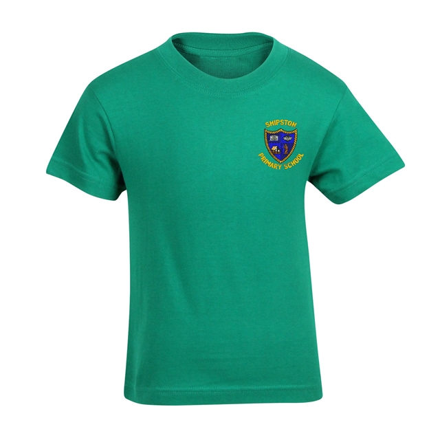 Shipston Primary School PE Cotton T-Shirt - Deer (Green)