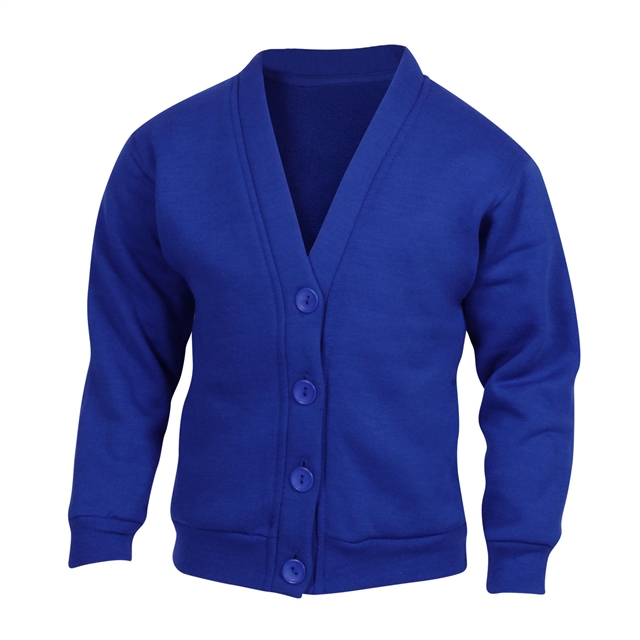 School Sweatshirt Cardigan