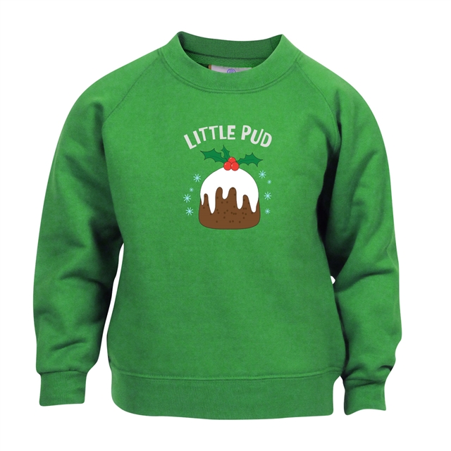 Little Pud Christmas Sweatshirt - Child