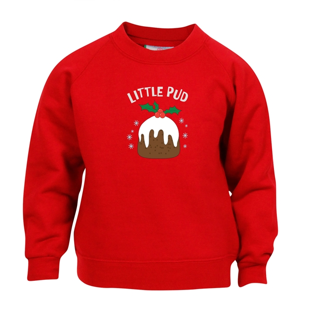 Little Pud Christmas Sweatshirt - Child