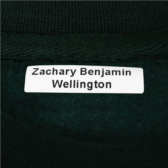 Iron On Name Labels - 20 Per Pack