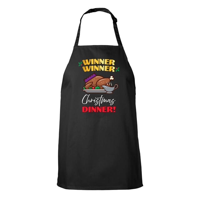 Winner Winner Christmas Dinner Apron - Child