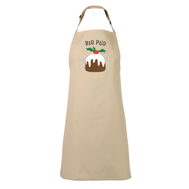 Big Pud Christmas Apron - Adult