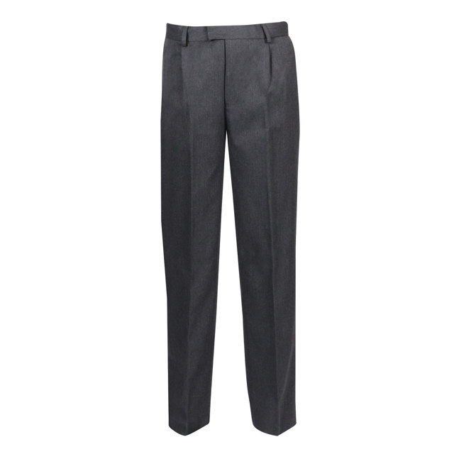 Boys Pleat Front School Trousers