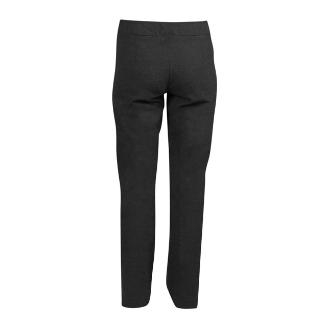 Grey Girls Straight Leg School Trousers