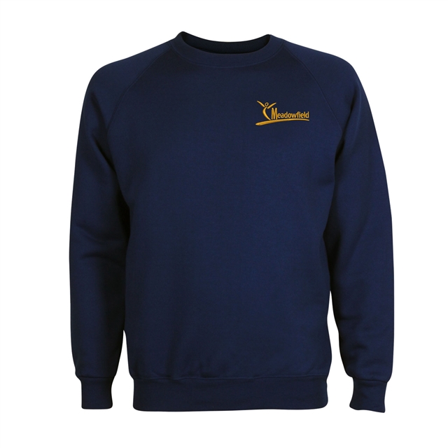 Meadowfield School Crew Neck Sweatshirt - Cotton Rich