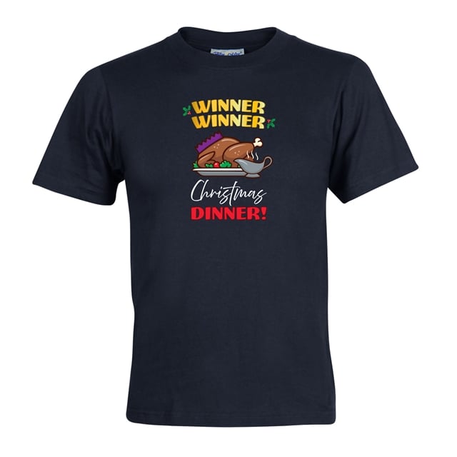 Winner Winner Christmas Dinner T-Shirt - Child