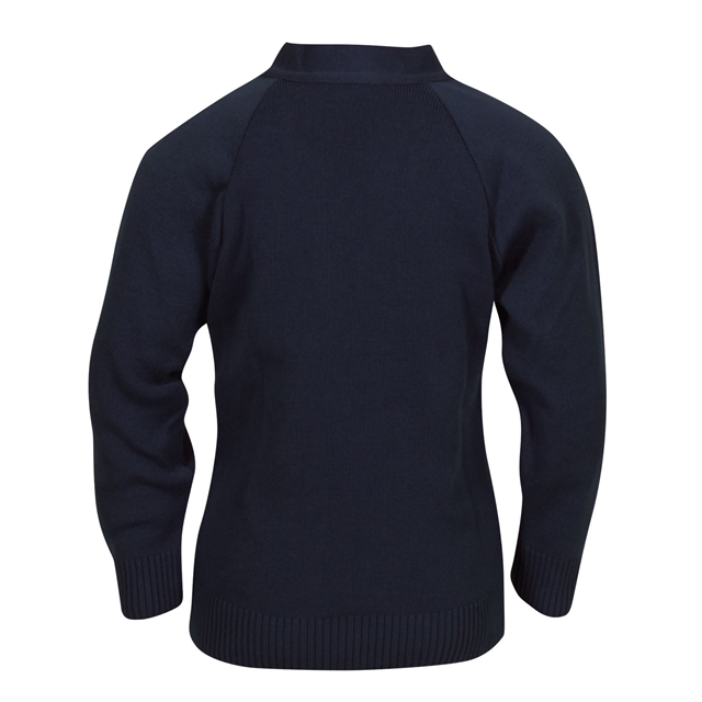 Dark Navy Knitted School Cardigan