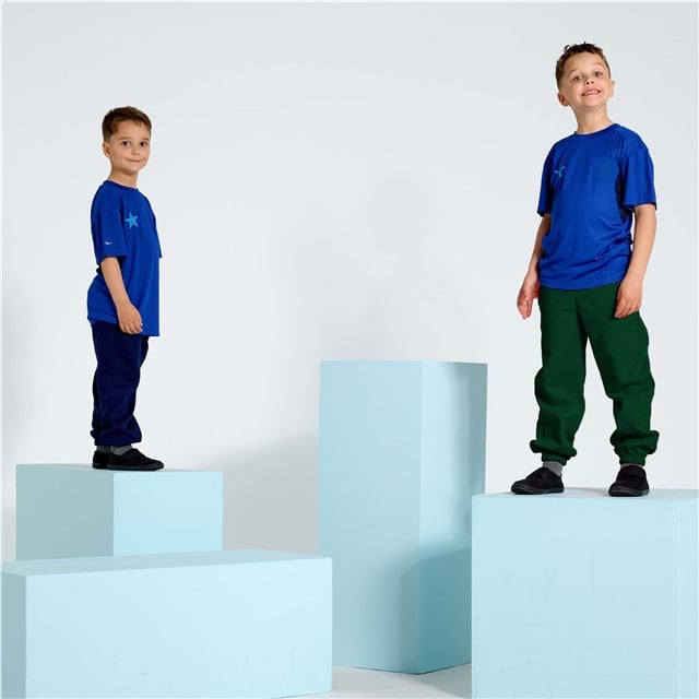 Bottle Green PE Jogging Bottoms