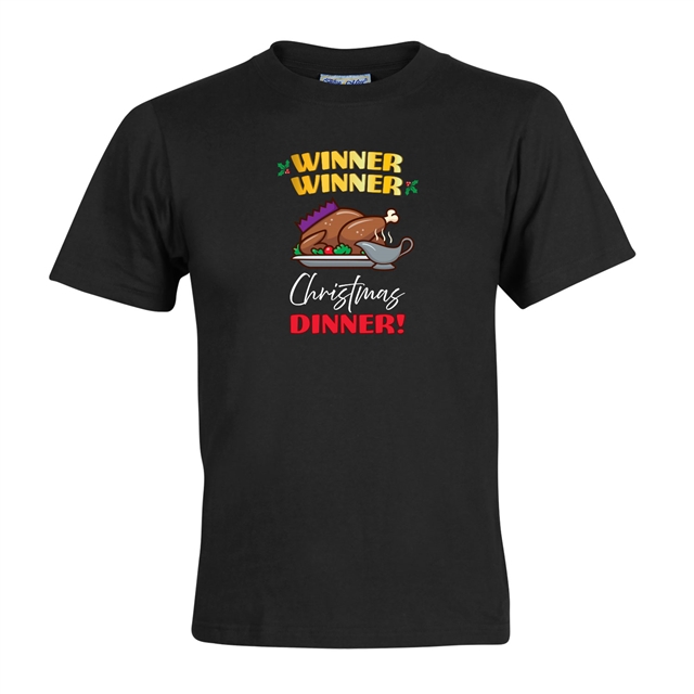 Winner Winner Christmas Dinner T-Shirt - Adult