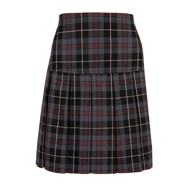 Brannel School Pleated Tartan Skirt