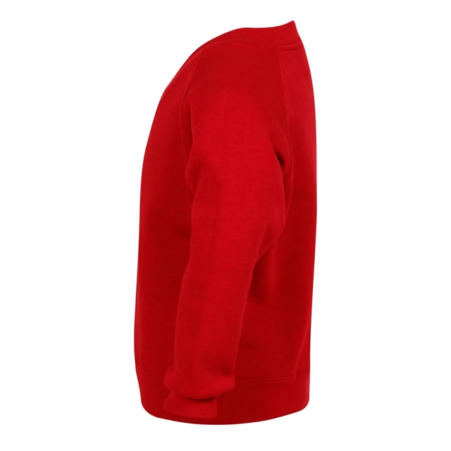 Red V-Neck School Sweatshirt