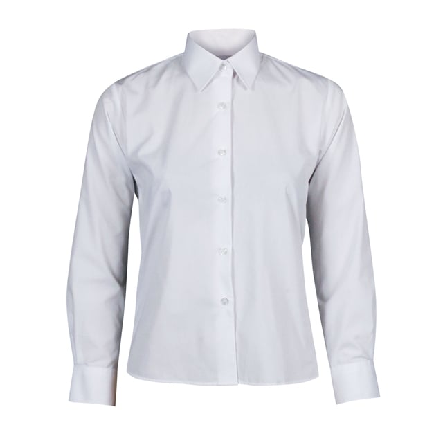Long Sleeve School Blouse - Twin Pack