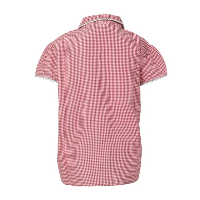 Gingham School Blouse