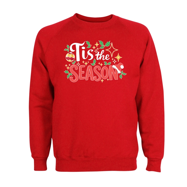 Tis The Season Christmas Sweatshirt - Adult