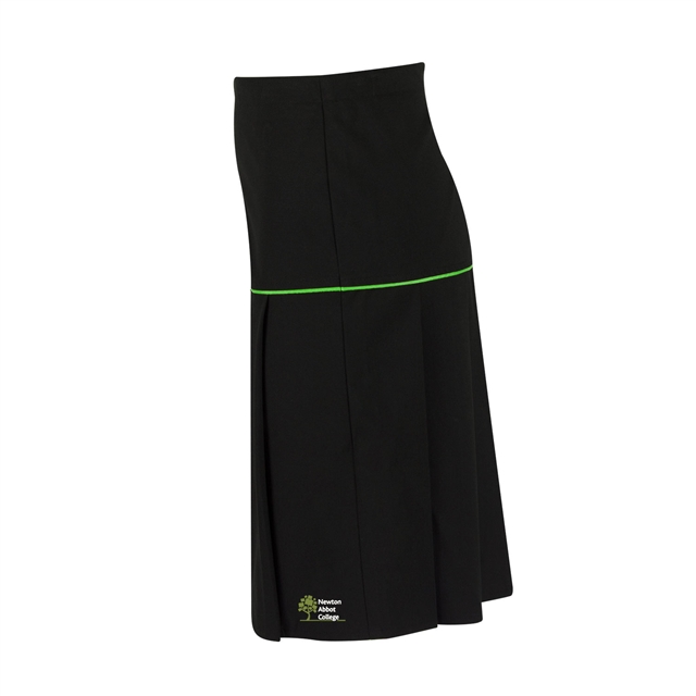 Newton Abbot College Pleated Skirt with Piping