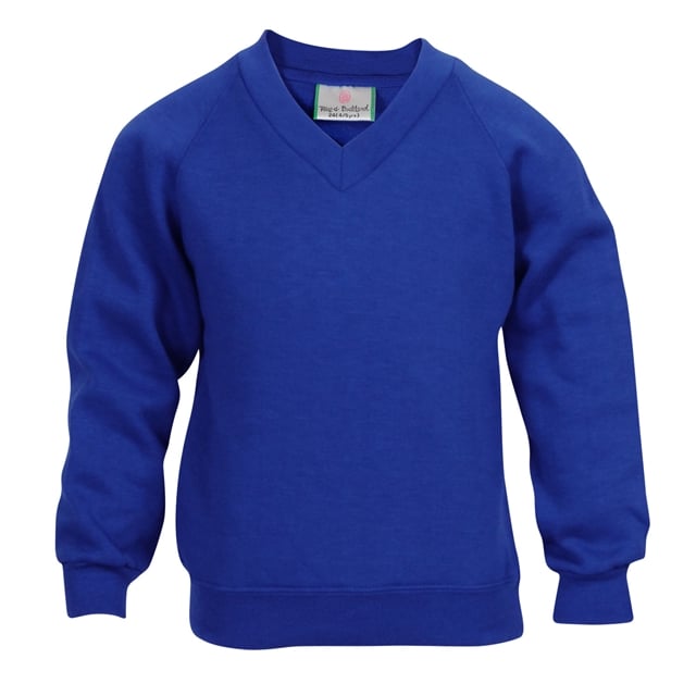 Regal Royal V-Neck School Sweatshirt