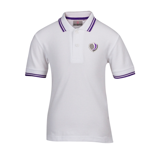 Tiffield Academy Polo Shirt with Stripes