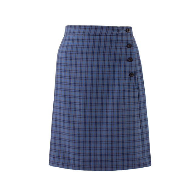 Pewsey Vale School Kilt Style Tartan Skirt