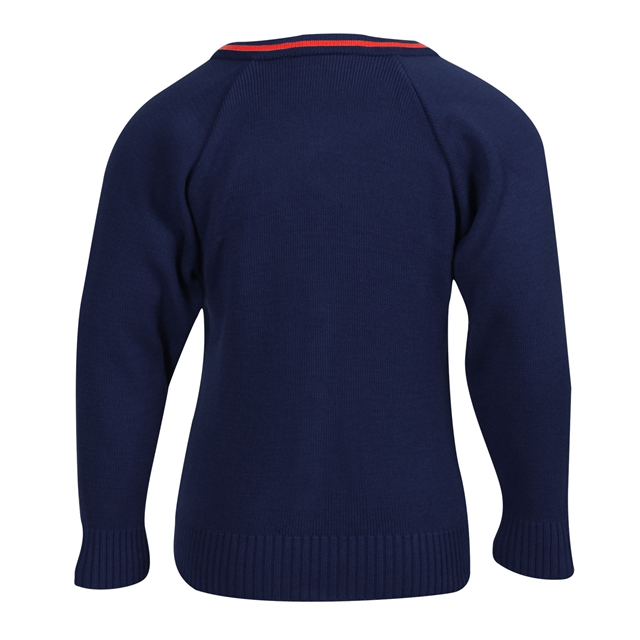Laburnum Primary School Knitted Cardigan with Stripe