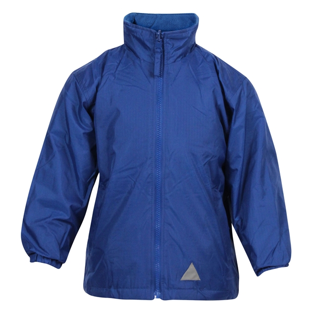 Royal Blue Showerproof School Coat