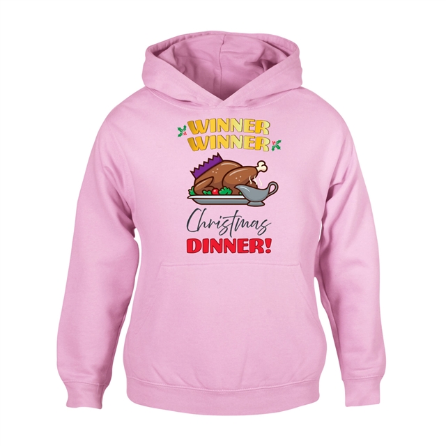 Winner Winner Christmas Dinner Hoodie - Child