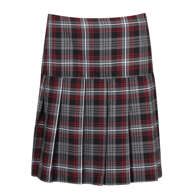 St Catherine's College Girls Pleated Tartan Skirt