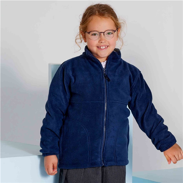 Navy Polar Fleece Jacket