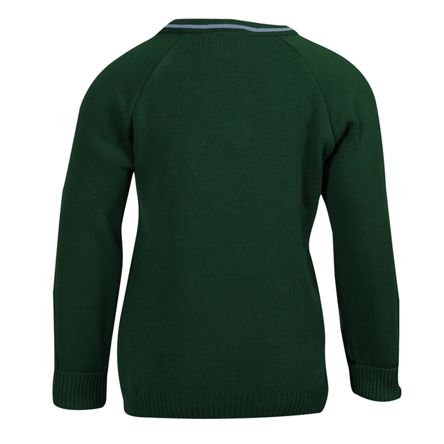 Launceston Primary School V-Neck Jumper with Stripe
