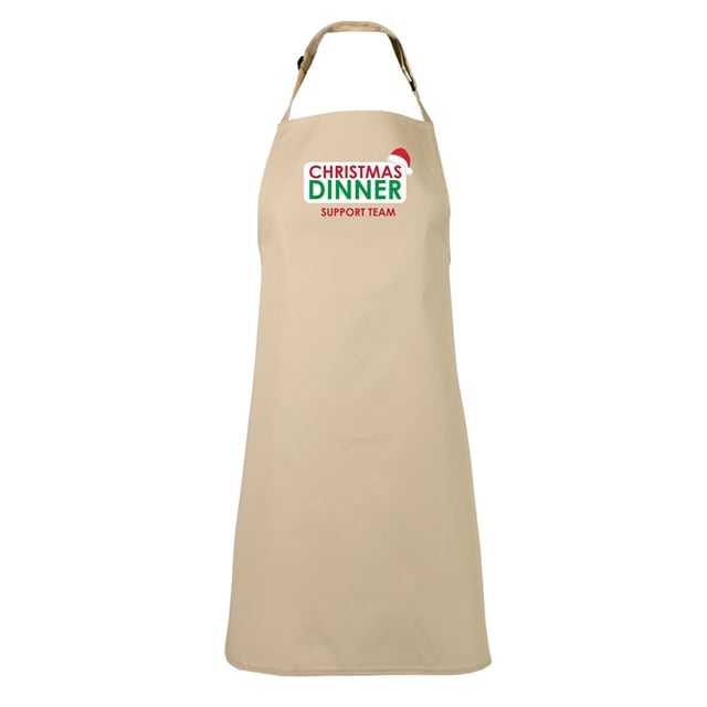Support Team Christmas Apron - Adult