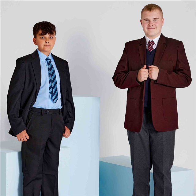 Maroon Boys' Style Eco School Blazer