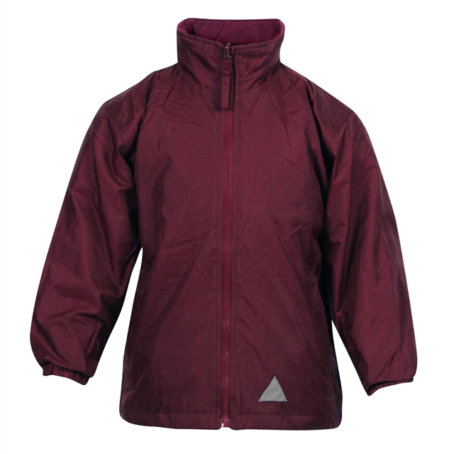 Maroon Showerproof School Coat