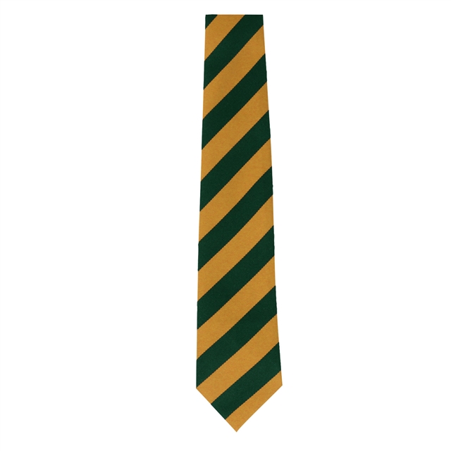 Bottle Gold Broad Stripe Tie