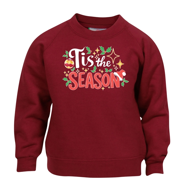 Tis The Season Christmas Sweatshirt - Child