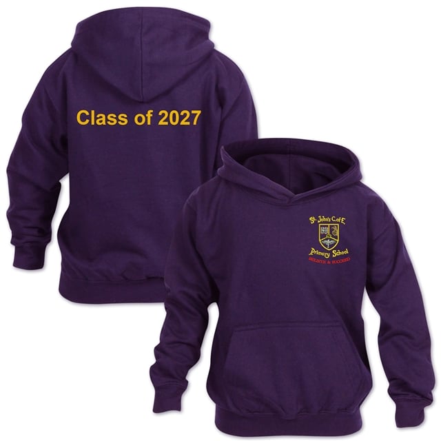 St Johns CE Primary School Purple Cordless Leavers- Class of 2027