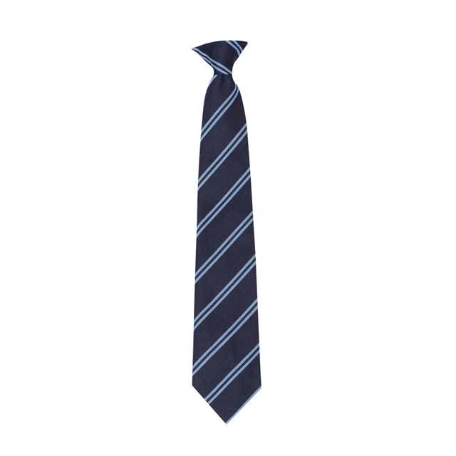 Navy Sky Double Stripe Tie