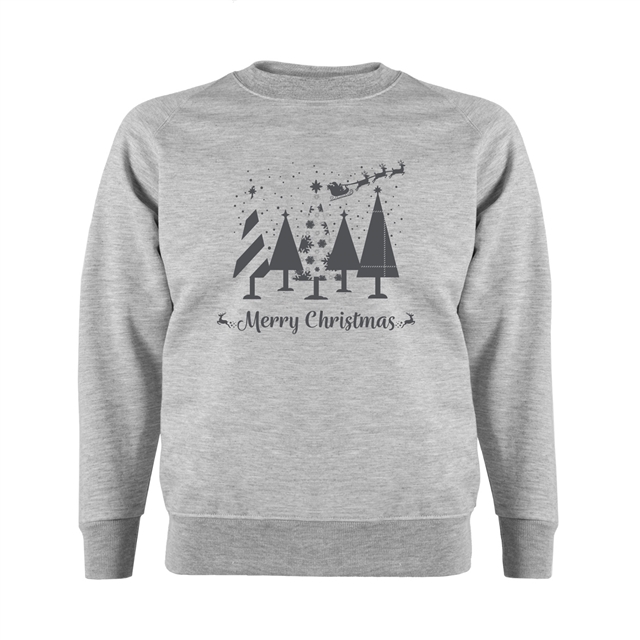 Merry Christmas Trees Sweatshirt - Child