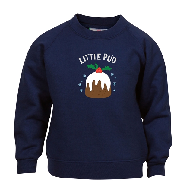 Little Pud Christmas Sweatshirt - Child