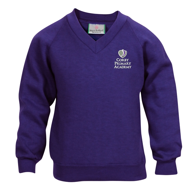 Corby Primary V-Neck Sweatshirt