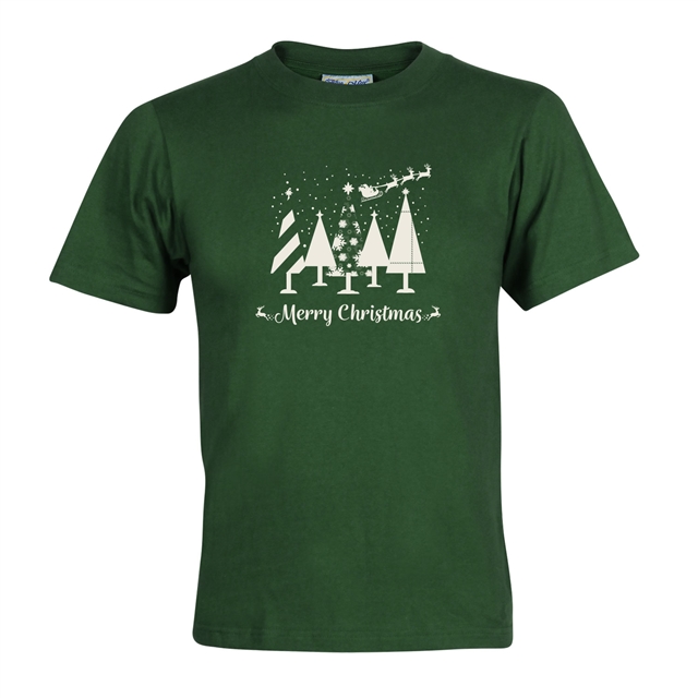 Merry Christmas Trees T-Shirt - Adult